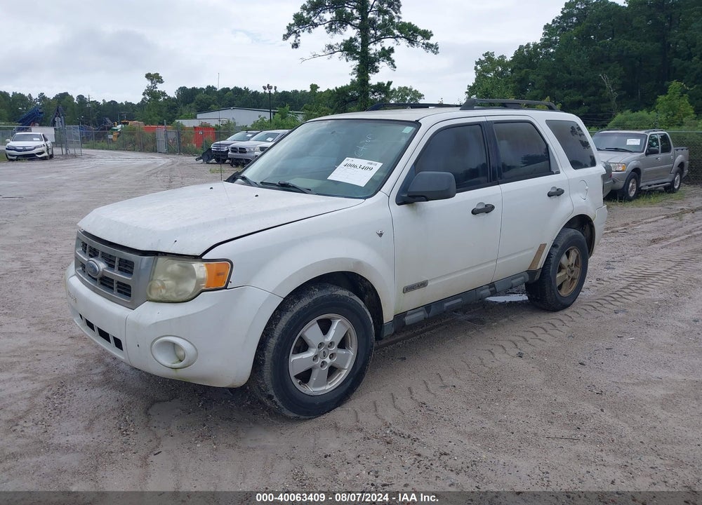 2008 FORD ESCAPE XLT VIN: 1FMCU93168KE58955