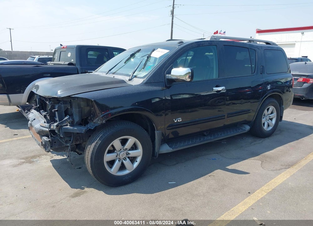 2008 NISSAN ARMADA SE VIN: 5N1AA08C58N629974