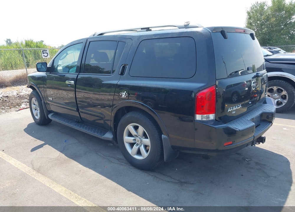 2008 NISSAN ARMADA SE VIN: 5N1AA08C58N629974