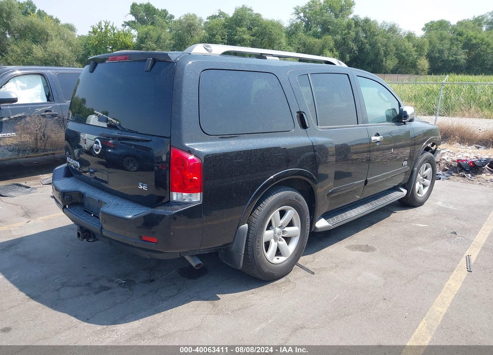 2008 NISSAN ARMADA SE VIN: 5N1AA08C58N629974