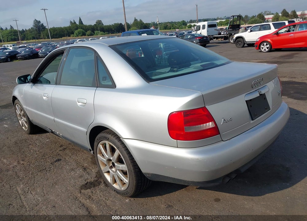 2001 AUDI A4 1.8 T VIN: WAUDC68D11A100961