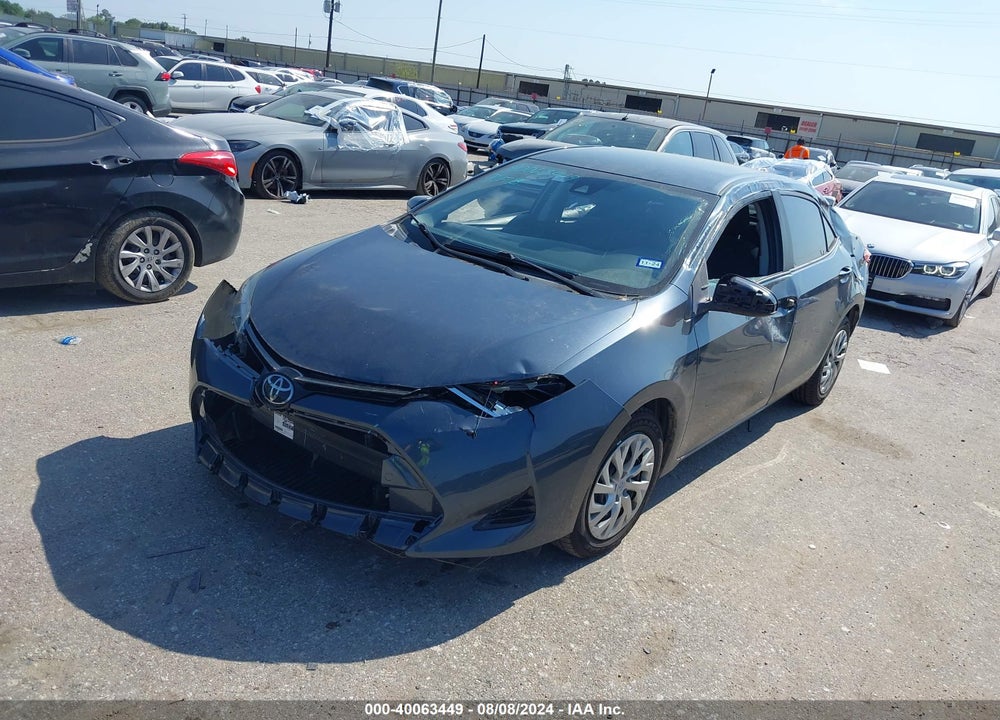 2018 TOYOTA COROLLA LE VIN: 2T1BURHE6JC971285
