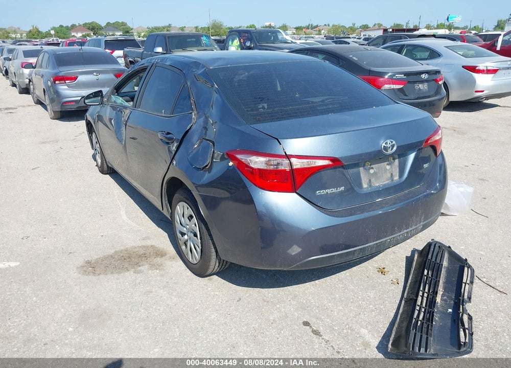 2018 TOYOTA COROLLA LE VIN: 2T1BURHE6JC971285