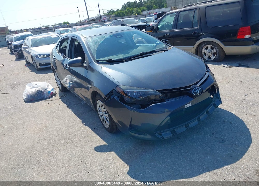 2018 TOYOTA COROLLA LE VIN: 2T1BURHE6JC971285