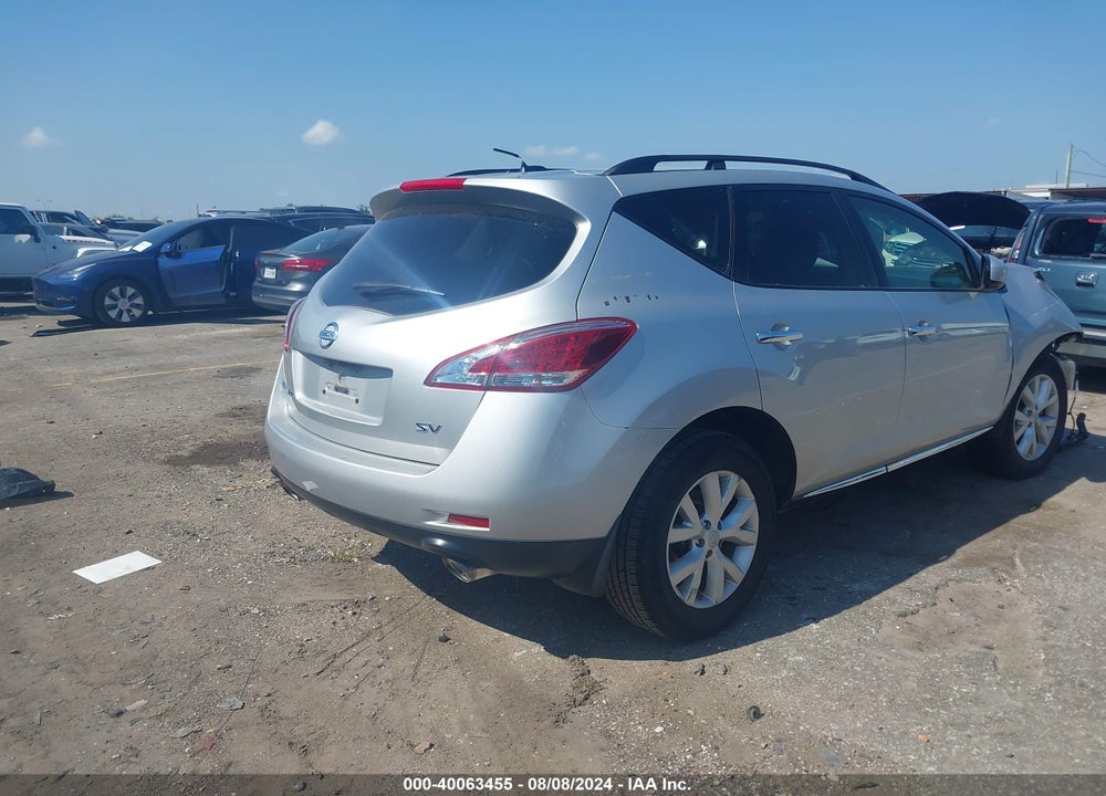 2014 NISSAN MURANO SV VIN: JN8AZ1MU1EW419898