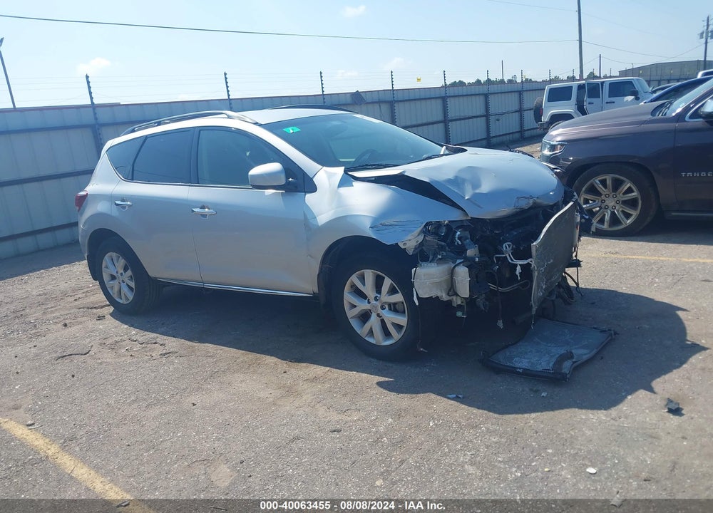 2014 NISSAN MURANO SV VIN: JN8AZ1MU1EW419898