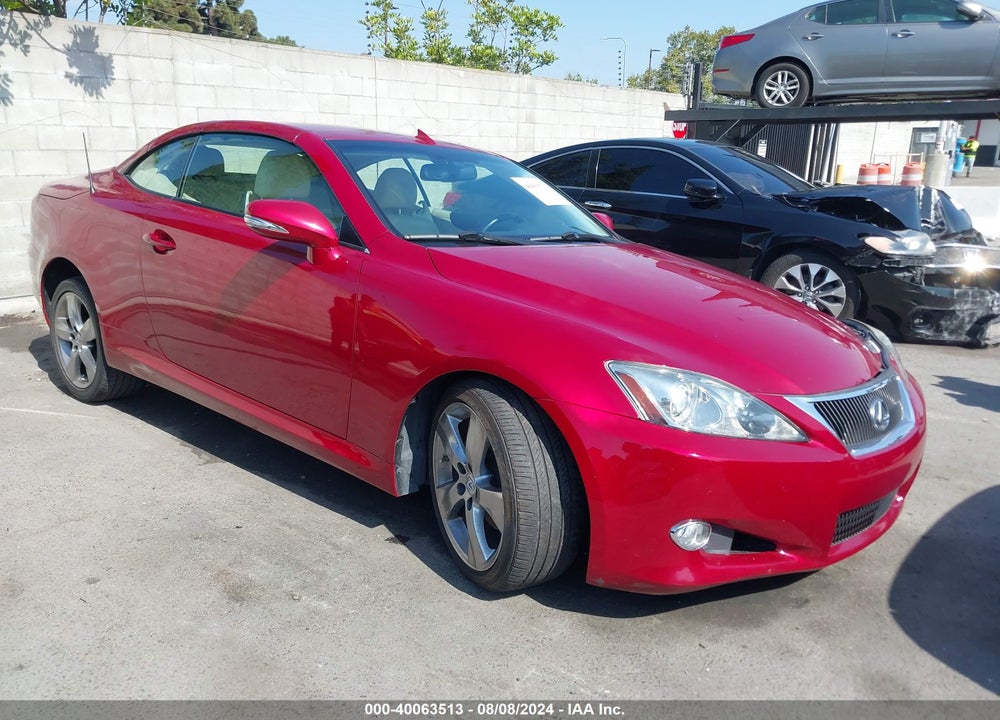 2010 LEXUS IS 250C VIN: JTHFF2C28A2508397