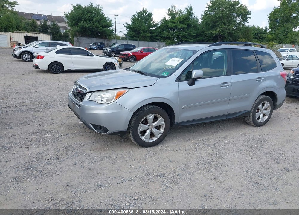 2015 SUBARU FORESTER 2.5I PREMIUM VIN: JF2SJAFC1FH504551