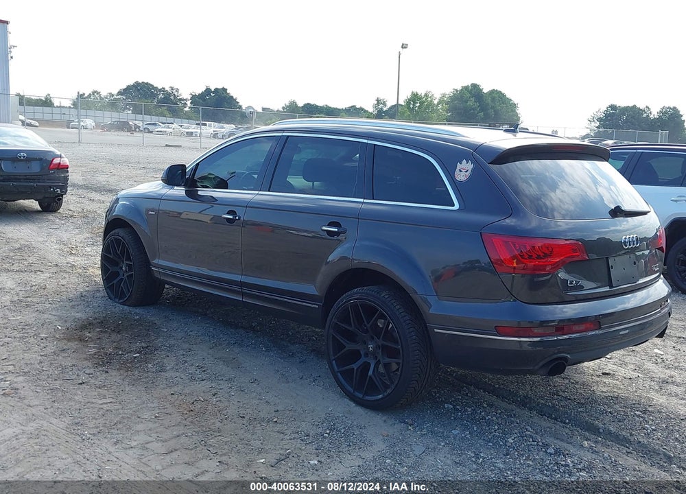 2015 AUDI Q7 3.0T PREMIUM VIN: WA1CGAFE0FD011447