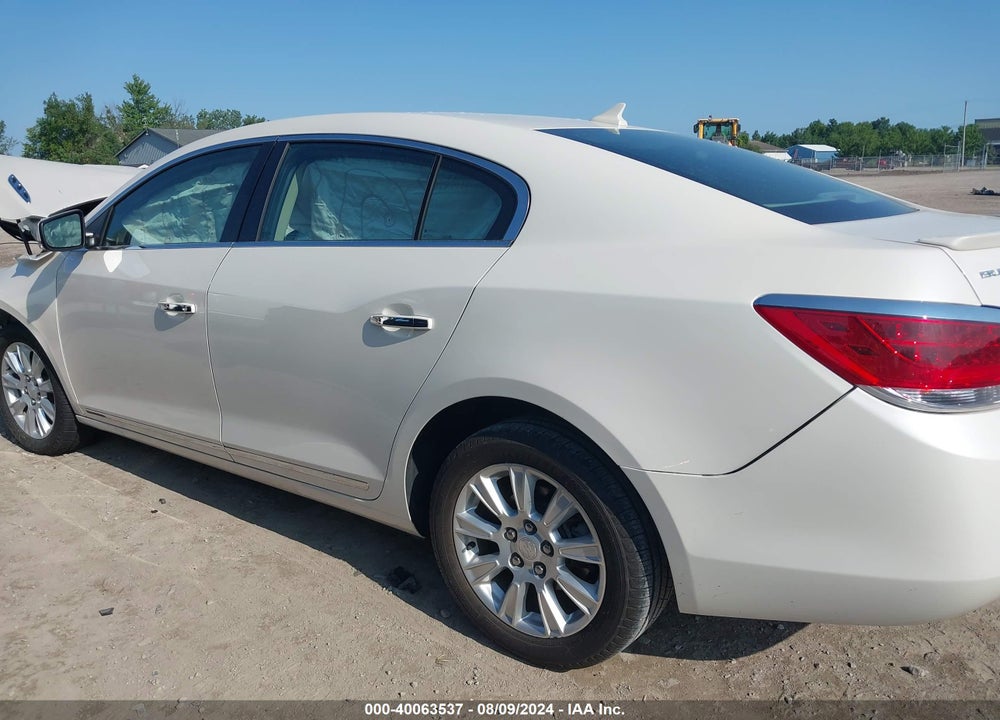 2012 BUICK LACROSSE LEATHER GROUP VIN: 1G4GC5ERXCF323673