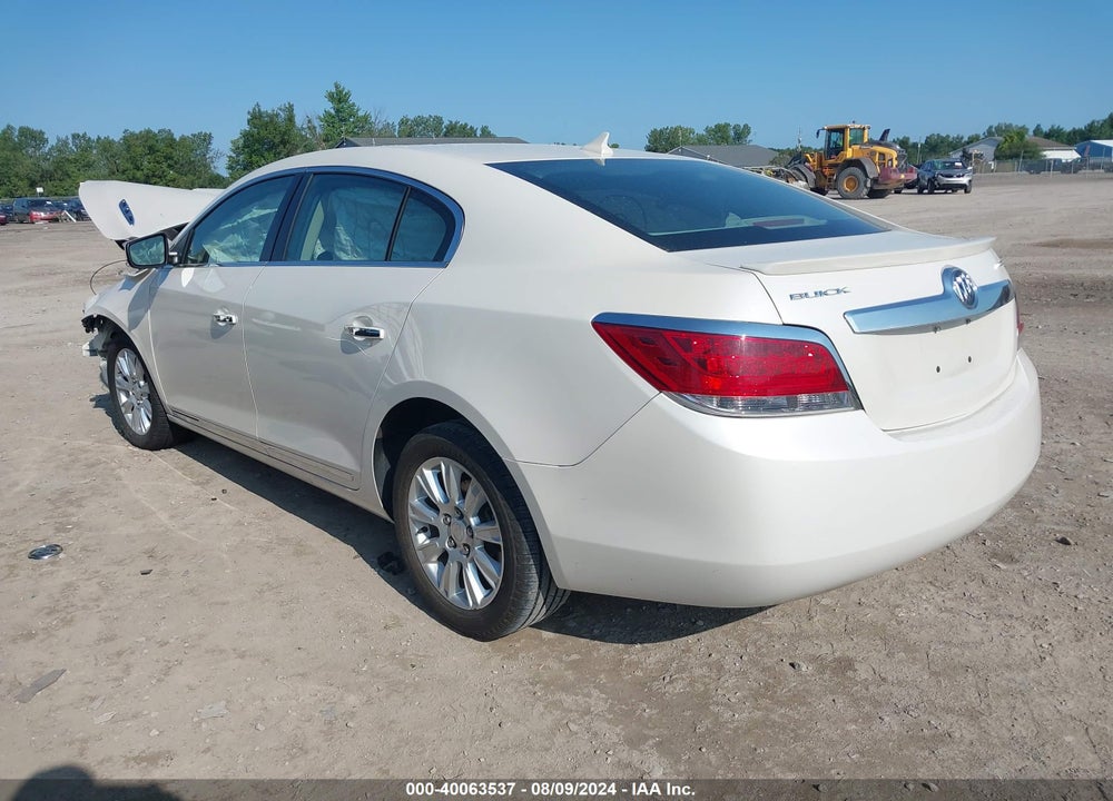 2012 BUICK LACROSSE LEATHER GROUP VIN: 1G4GC5ERXCF323673