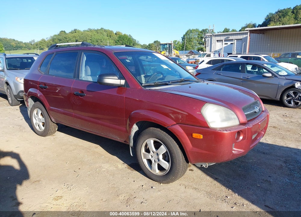 2007 HYUNDAI TUCSON GLS VIN: KM8JM72B47U636516