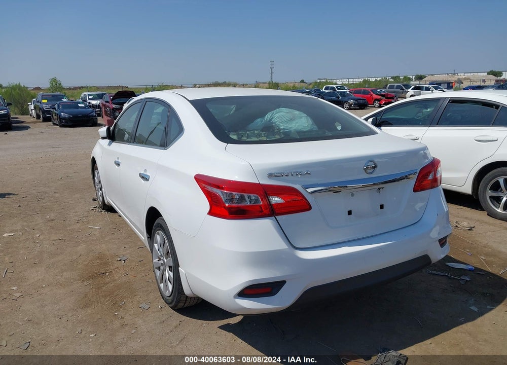 2018 NISSAN SENTRA S VIN: 3N1AB7AP3JY340319