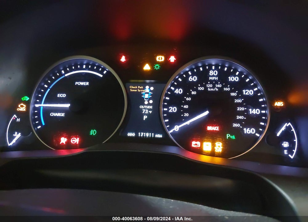 2013 LEXUS ES 300H VIN: JTHBW1GG3D2013849
