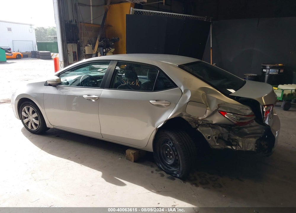 2014 TOYOTA COROLLA LE VIN: 2T1BURHE2EC109879