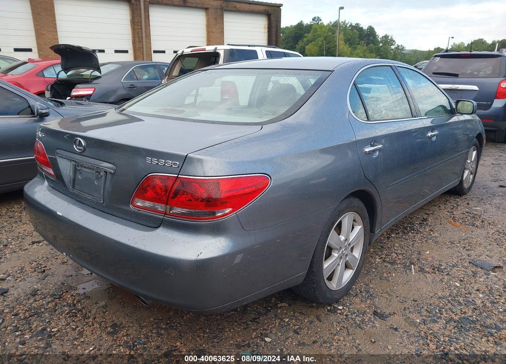 2005 LEXUS ES 330 VIN: JTHBA30GX55122538