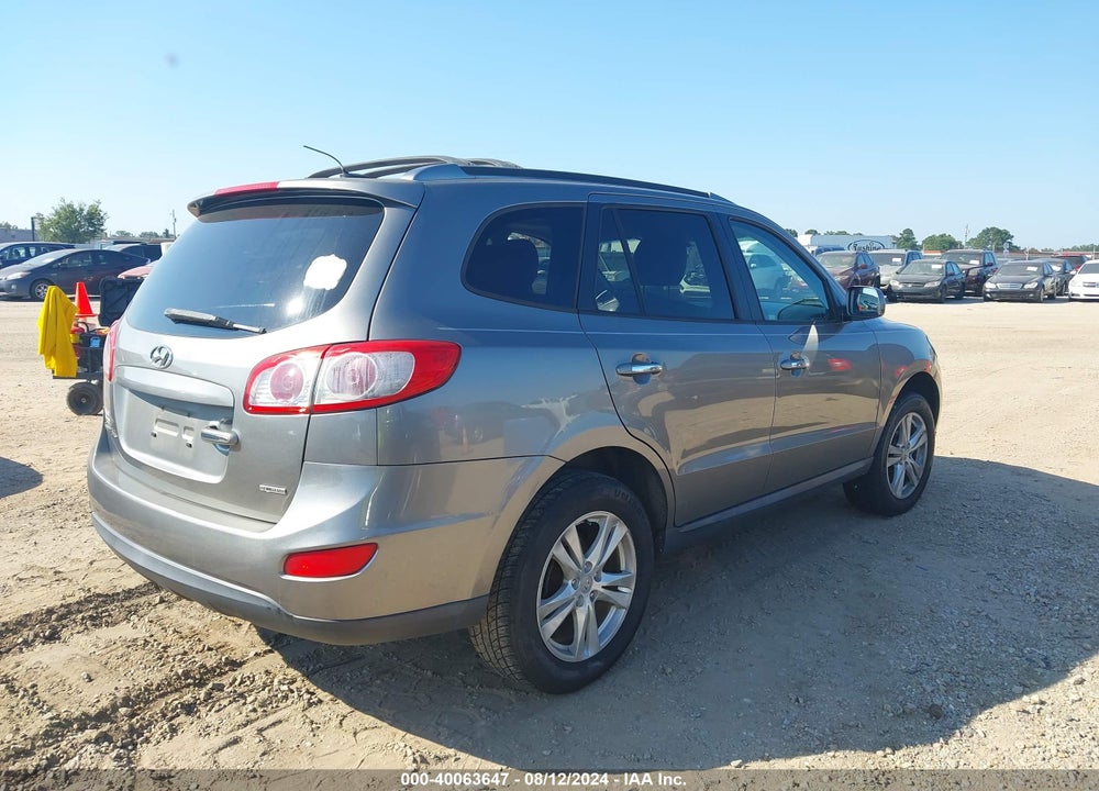 2012 HYUNDAI SANTA FE LIMITED V6 VIN: 5XYZK4AG9CG128529