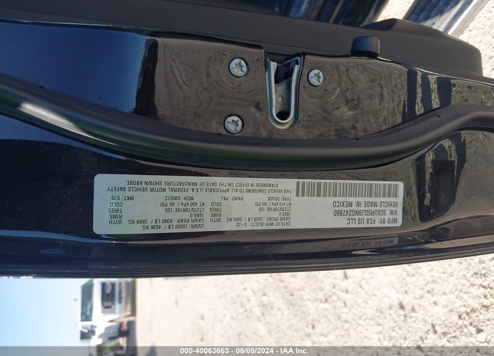 2022 RAM 2500 BIG HORN/LONE STAR VIN: 3C6UR5DJ9NG247860