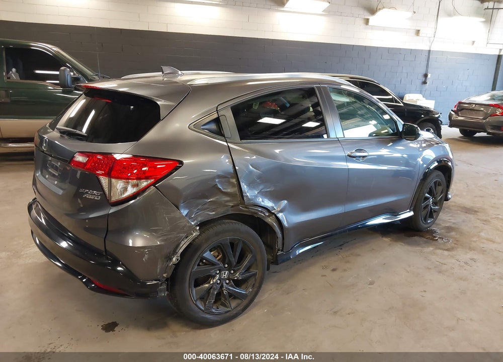 2022 HONDA HR-V SPORT VIN: 3CZRU6H14NM758899