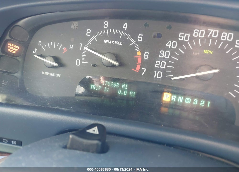 1998 BUICK PARK AVENUE VIN: 1G4CW52K7W4627184