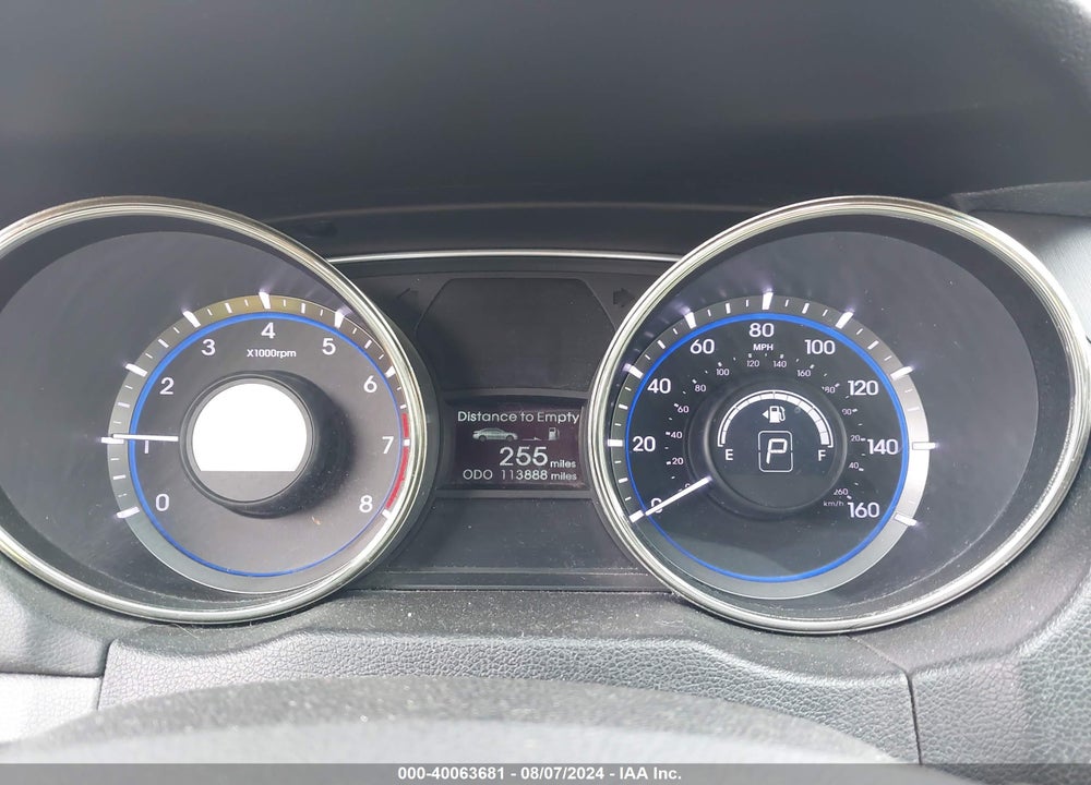 2012 HYUNDAI SONATA VIN: 5NPEB4AC4CH455229