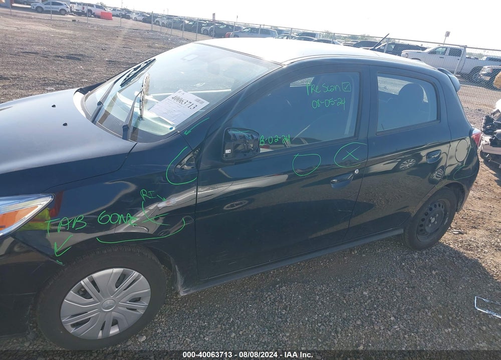 2022 MITSUBISHI MIRAGE ES/LE VIN: ML32AUHJ8NH005209