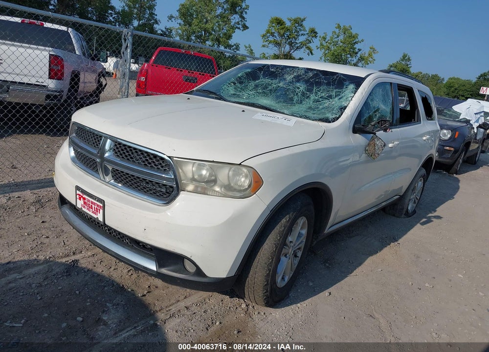 2012 DODGE DURANGO CREW VIN: 1C4RDJDG5CC158815