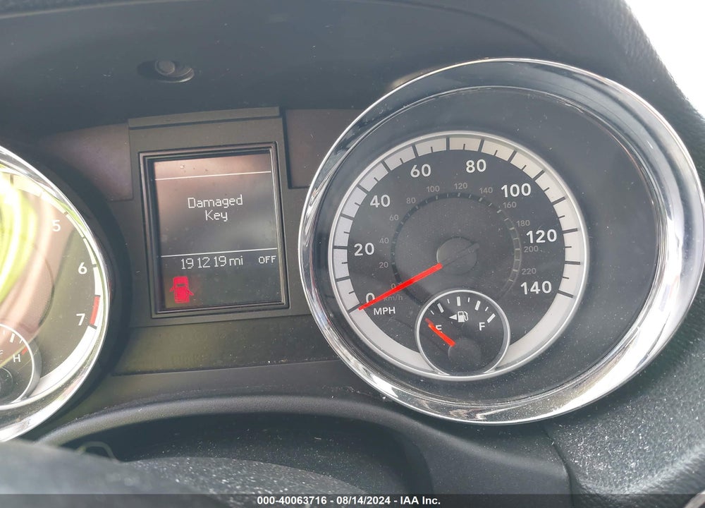 2012 DODGE DURANGO CREW VIN: 1C4RDJDG5CC158815