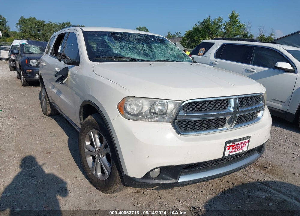 2012 DODGE DURANGO CREW VIN: 1C4RDJDG5CC158815