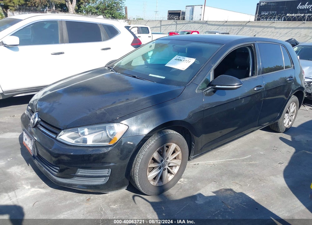 2015 VOLKSWAGEN GOLF TSI S 4-DOOR VIN: 3VW217AU8FM093840