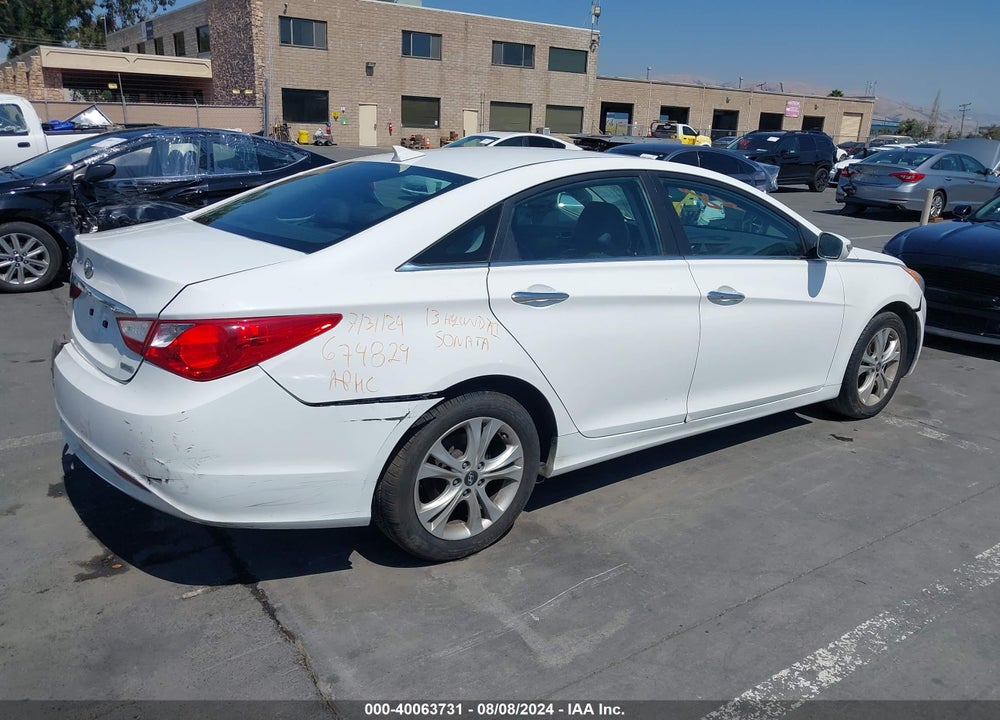 2013 HYUNDAI SONATA VIN: 5NPEC4AC7DH674829