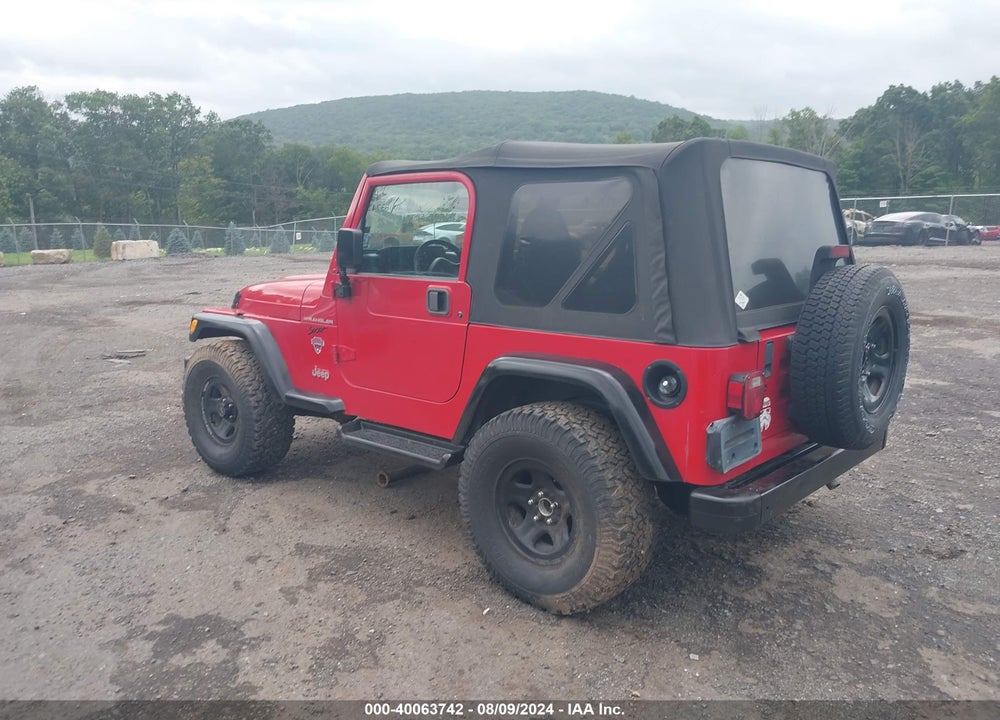 2001 JEEP WRANGLER SE VIN: 1J4FA29P21P302671