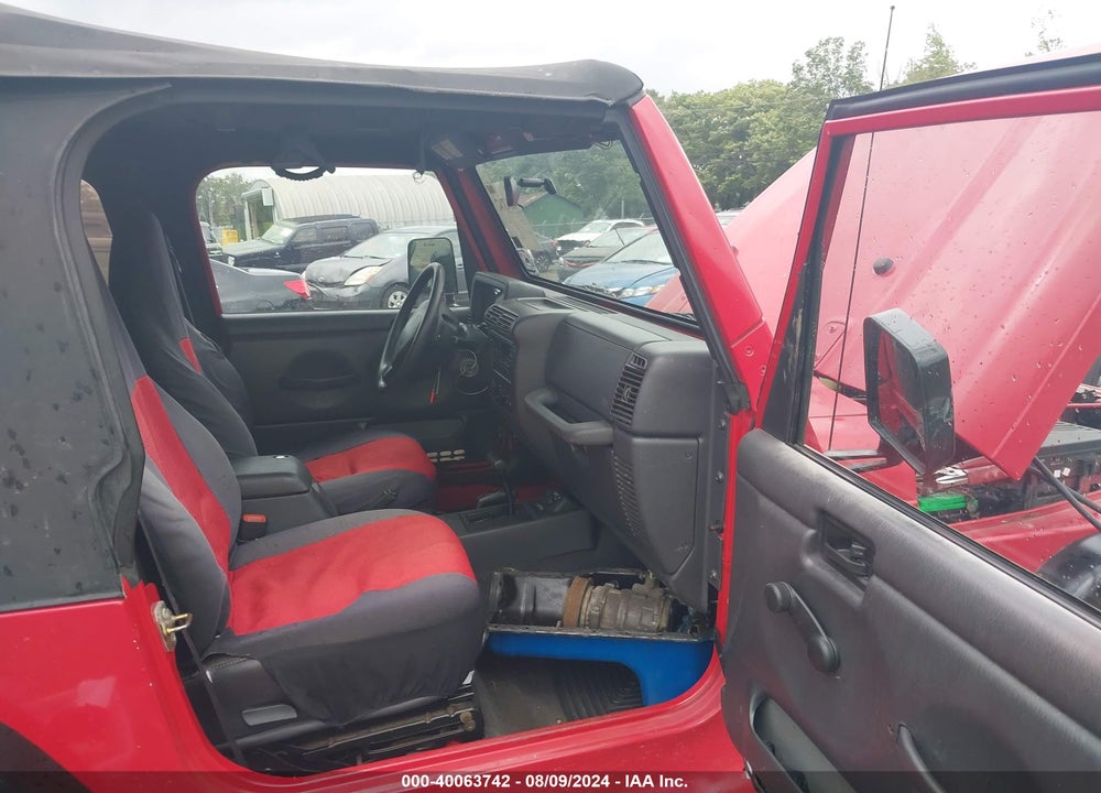 2001 JEEP WRANGLER SE VIN: 1J4FA29P21P302671