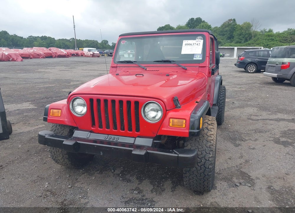 2001 JEEP WRANGLER SE VIN: 1J4FA29P21P302671