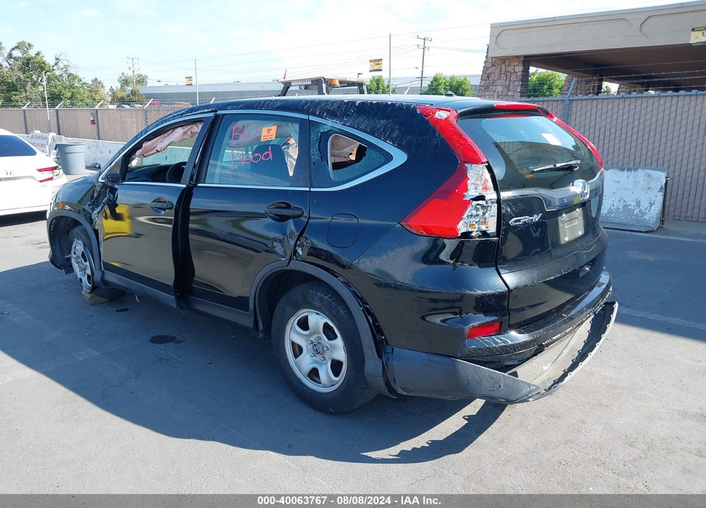 2016 HONDA CR-V LX VIN: 2HKRM3H31GH563552