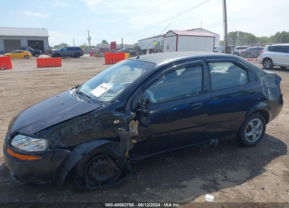 2005 CHEVROLET AVEO LS VIN: KL1TD526X5B346673