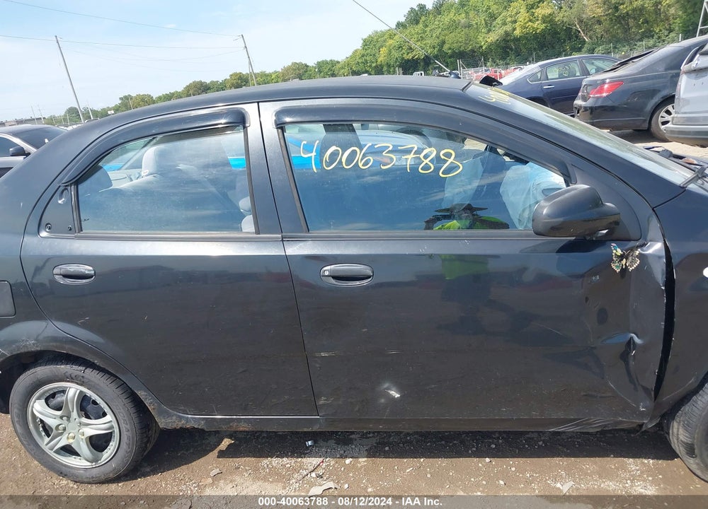 2005 CHEVROLET AVEO LS VIN: KL1TD526X5B346673