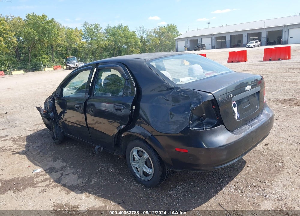 2005 CHEVROLET AVEO LS VIN: KL1TD526X5B346673