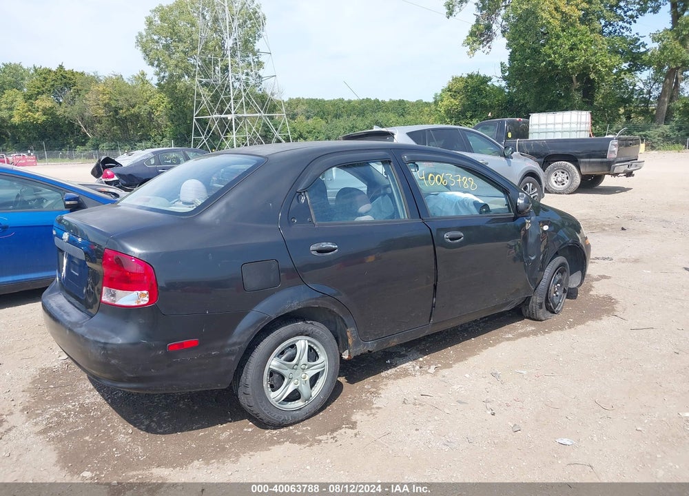 2005 CHEVROLET AVEO LS VIN: KL1TD526X5B346673