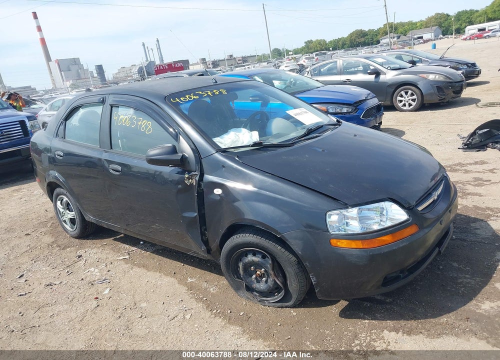 2005 CHEVROLET AVEO LS VIN: KL1TD526X5B346673