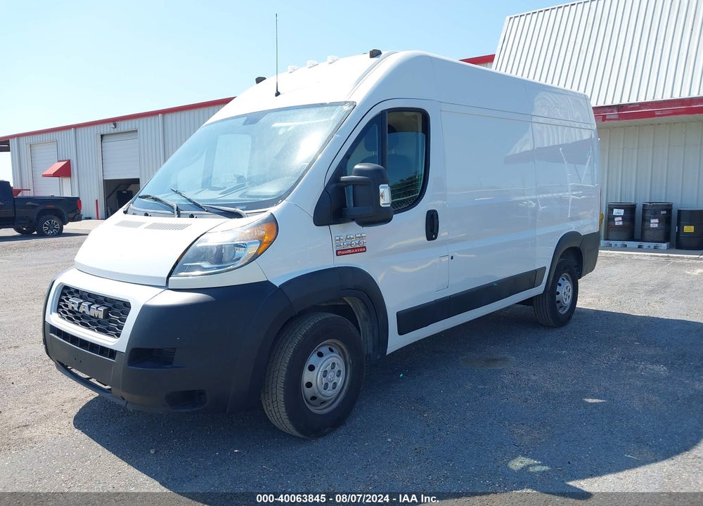 2019 RAM PROMASTER 2500 HIGH ROOF 136 WB VIN: 3C6TRVCG9KE522748