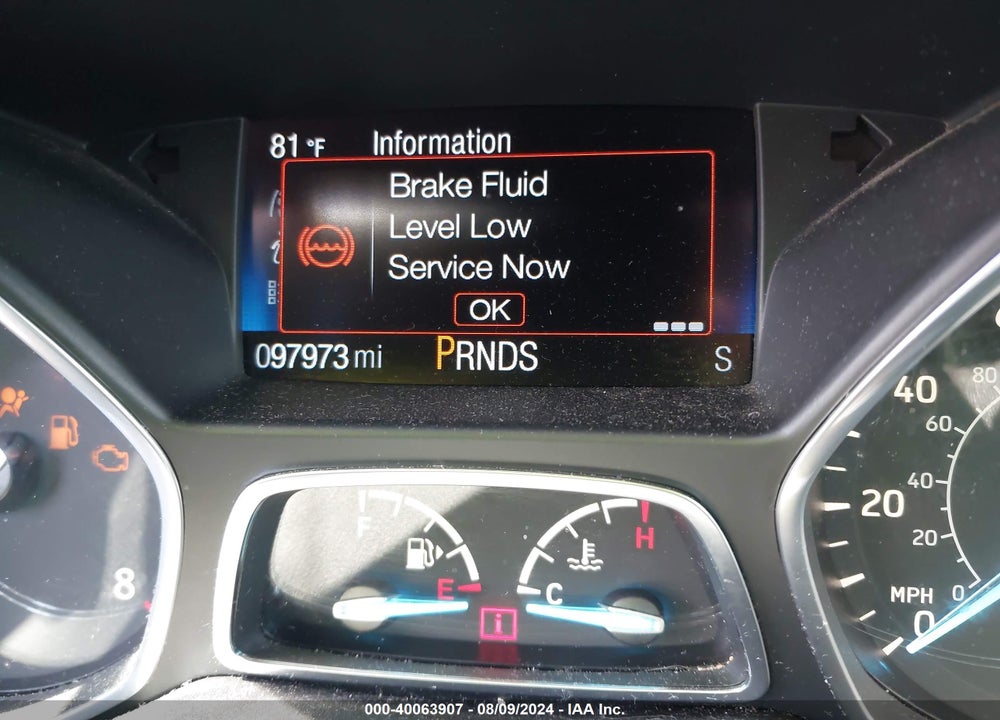 2019 FORD ESCAPE S VIN: 1FMCU0F77KUA67854