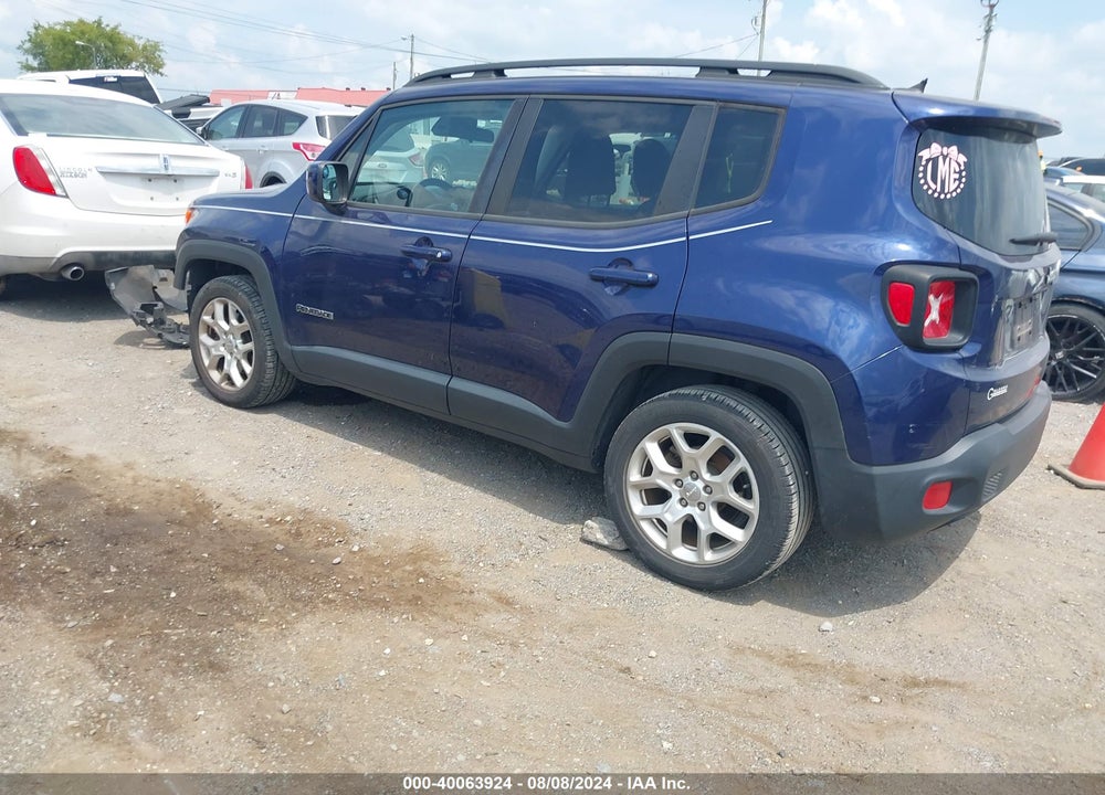 2016 JEEP RENEGADE LATITUDE VIN: ZACCJABT7GPE07437