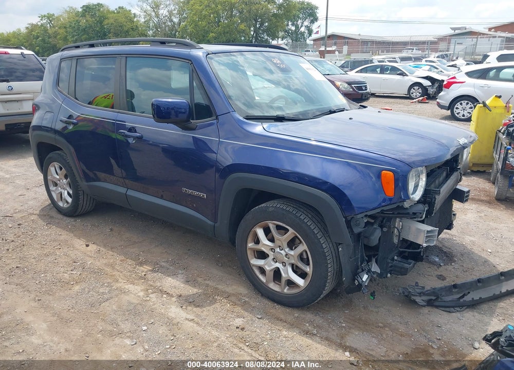 2016 JEEP RENEGADE LATITUDE VIN: ZACCJABT7GPE07437