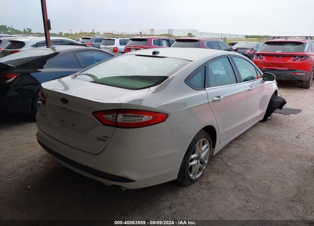 2013 FORD FUSION SE VIN: 3FA6P0HR5DR360398