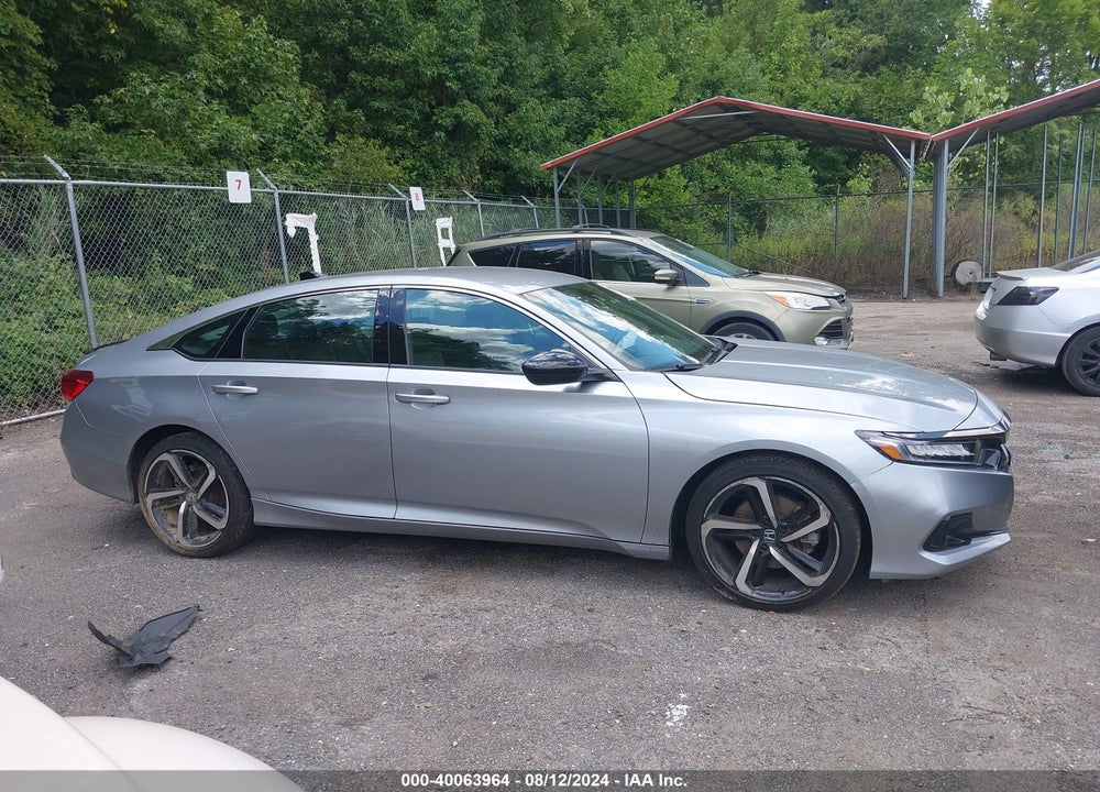 2022 HONDA ACCORD SPORT VIN: 1HGCV1F38NA027519