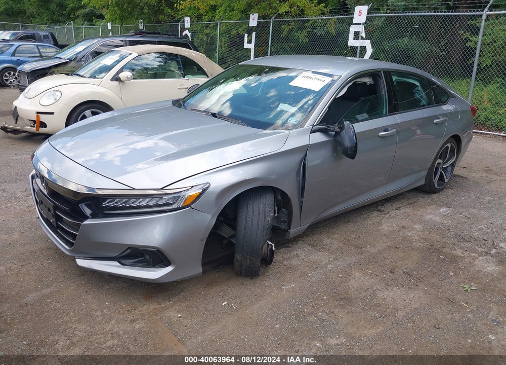 2022 HONDA ACCORD SPORT VIN: 1HGCV1F38NA027519