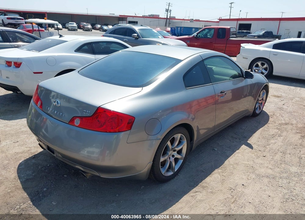 2004 INFINITI G35 VIN: JNKCV54E24M825391
