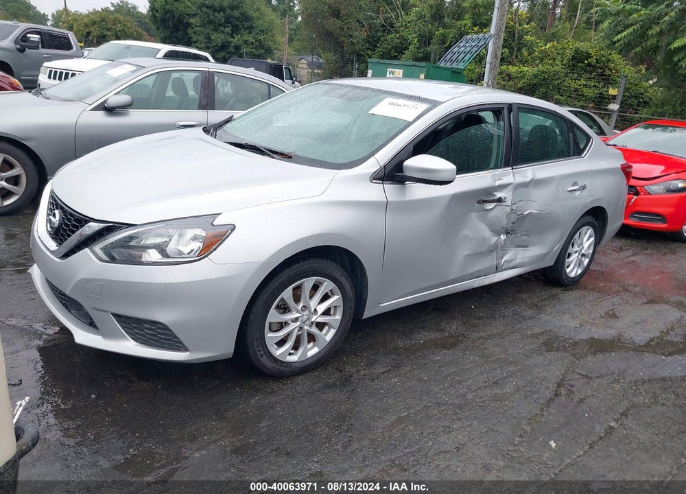2019 NISSAN SENTRA SV VIN: 3N1AB7AP9KY448655