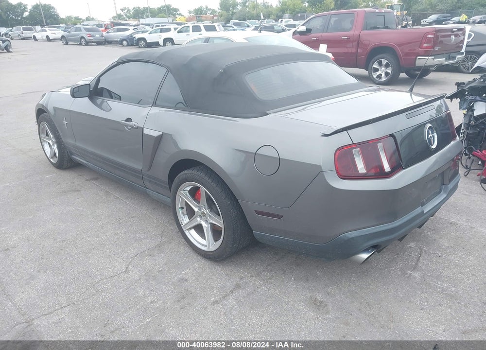 2011 FORD MUSTANG V6 VIN: 1ZVBP8EM1B5163595